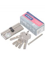 Личинка замка двери Apecs, SM-80-NI, 3309, 80 мм, никель, 40/40