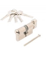 Личинка замка двери Vanger, YM-60-C-CR, 33926, 60 мм, с заверткой, никель