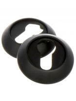 Накладка цилиндровая, Apecs, Megapolis DP-C-0802-BLM, черный матовая, 31551