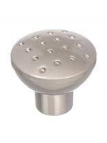 Ручка-кнопка мебельная Trodos, 14.105.05, никель, 303023