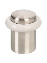 Упор дверной Apecs, DS-0013-NIS, напольный, матовый никель, 14414