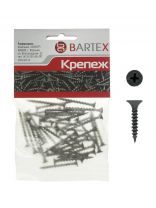 Саморез по металлу и гипсокартону, диаметр 3.5х19 мм, 50 шт, пакет, Bartex