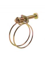 Хомут обжимной проволочный, 1", 2 шт, спираль, индивидуальная упаковка, MasterProf, ИС.140676