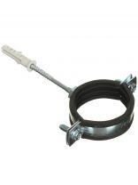 Хомут для крепления трубы, 1"1/2, 47-53 мм, сталь, со шпилькой и дюбелем, СантехКреп, 1.11.6