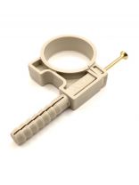 Дюбель-хомут 40 мм, полипропилен, крепление для труб "бобры", РосТурПласт, 37821