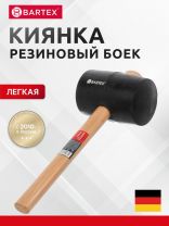 Киянка 900 г, резина, рукоятка дерево, Bartex, Евро, B047/900