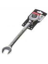 Ключ рожковый, Bartex, 22х24 мм, хромированный зеркальный, CrV сталь