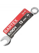 Ключ комбинированный, Bartex, 13 мм, CrV сталь, Эко