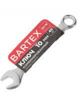 Ключ комбинированный, Bartex, 10 мм, CrV сталь, Эко