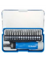 Отвертка реверсивная с битами, для точных работ, 17 предметов, Зубр, Т-17, 25626-H17