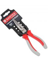 Тонкогубцы 160 мм, прямые, двухкомпонентный, углеродистая сталь, Bartex, Стандарт, 913016