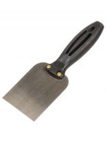 Шпательная лопатка нержавеющая сталь, 75 мм, прямая, рукоятка пластик, Bartex, 06226, 27700409108