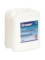 Грунтовка водно-дисперсионная, акриловая, Оптимист, G101, для внутренних работ, 10 л, синяя этикетка