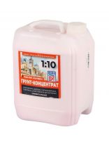 Грунт-концентрат водно-дисперсионный, акриловый, АкваВИТ, Универсальный, для внутренних и наружных работ, 10 л, 1:10