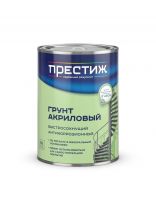 Грунтовка акриловая, Престиж, Стандарт, для внутренних и наружных работ, красно-коричневая, 0.9 кг, быстросохнущая