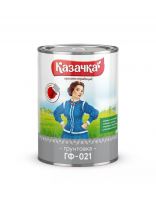 Грунтовка алкидная, Казачка, ГФ-21, серая, 0.9 кг