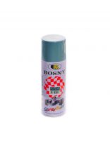Краска аэрозольная, Bosny, №22, акрилово-эпоксидная, универсальная, глянцевая, серебристо-серая, 0.4 кг
