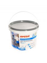 Краска водно-дисперсионная, Ореол, полиакриловая, универсальная, моющаяся, влагостойкая, матовая, 3 кг