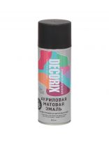 Эмаль аэрозольная, Decorix, универсальная, акриловая, матовая, черная, A02, 520 мл