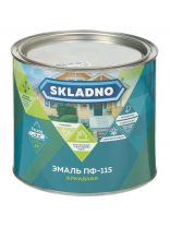 Эмаль Skladno, ПФ-115, алкидная, глянцевая, вишня, 1.8 кг