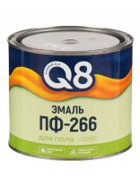 Эмаль Formula Q8, ПФ-266, алкидная, глянцевая, красно-коричневая, 1.8 кг