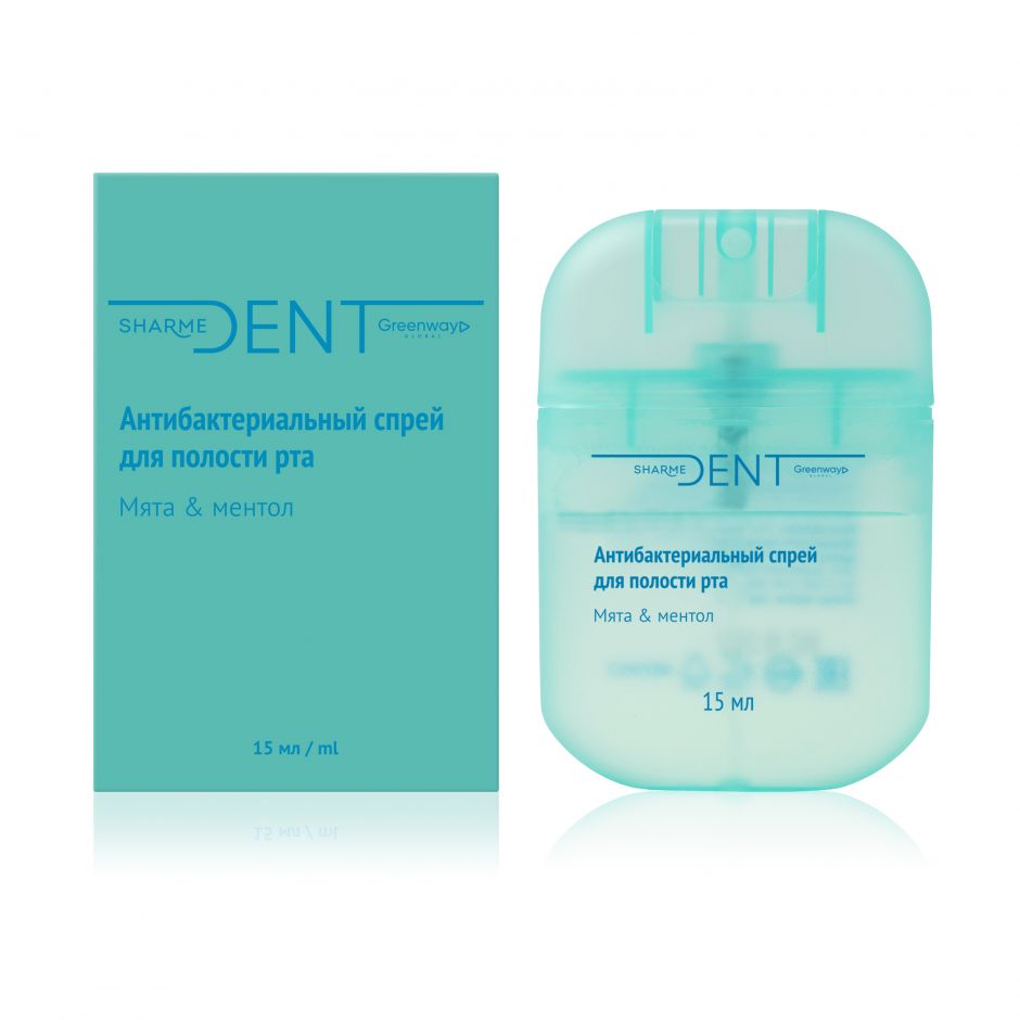 Антибактериальный спрей для полости рта «Мята & ментол» SHARME DENT, 15 мл