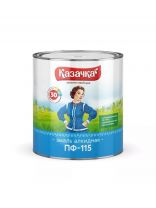 Эмаль Казачка, ПФ-115, алкидная, глянцевая, зеленая, 2.8 кг