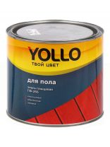 Эмаль Yollo, ПФ-266, для внутренних работ, алкидная, глянцевая, светлый орех, 1.9 кг