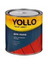 Эмаль Yollo, ПФ-266, для внутренних работ, алкидная, глянцевая, золото-коричневая, 2.8 кг