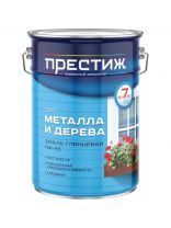 Эмаль Престиж, ПФ-115 Пром, алкидная, глянцевая, серая, 20 кг