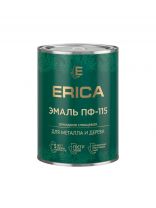 Эмаль Erica, ПФ-115, для внутренних и наружных работ, алкидная, глянцевая, слоновая кость, 1.8 кг