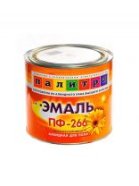 Эмаль Палитра, ПФ-266, алкидная, красно-коричневая, 1.9 кг
