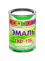 Эмаль Палитра, ПФ-115, алкидная, глянцевая, ярко-зеленая, 0.9 кг