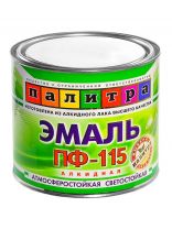 Эмаль Палитра, ПФ-115, алкидная, глянцевая, оранжевая, 1.9 кг