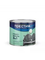 Грунт-эмаль Престиж, по ржавчине, алкидная, коричневая, 1.9 кг