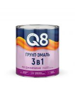 Грунт-эмаль Formula Q8, по ржавчине, алкидная, коричневая, 0.8 кг