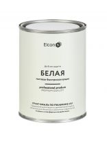 Грунт-эмаль Elcon, 3в1 матовая, по ржавчине, смоляная, белая, RAL 9003, 0.8 кг