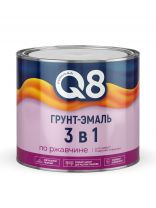 Грунт-эмаль Formula Q8, по ржавчине, алкидная, зеленая, 1.8 кг