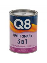 Грунт-эмаль Formula Q8, по ржавчине, алкидная, черная, 0.8 кг