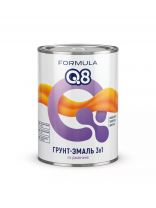 Грунт-эмаль Formula Q8, по ржавчине, алкидная, желтая, 0.8 кг