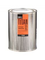 Грунт-эмаль Ореол, Титан, быстросохнущая, алкидная, матовая, черная, RAL 9005, 0.9 кг