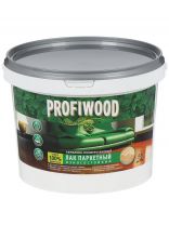 Лак Profiwood, паркетный, водно-дисперсионный, полуматовый, акриловый, для внутренних работ, 2.5 кг