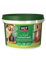Лак VGT, 15079, паркетный, водно-дисперсионный, полуматовый, акриловый, для внутренних и наружных работ, 0.9 кг