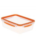 Контейнер пищевой пластик, 1.4 л, 21х15.5х7.5 см, прямоугольный, герметичный, Idea, Рич, М 1389