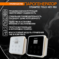 Парогенератор Steamtec TOLO KEY 150 - 15 кВт