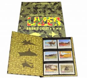 КОЛЛЕКЦИЯ 70 вкладышей Lazer (большие) в АЛЬБОМЕ (привет из 90х) Мг00026 quality 3 (VF)​ Oz