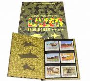 КОЛЛЕКЦИЯ 70 вкладышей Lazer (большие) в АЛЬБОМЕ (привет из 90х) Мг00026 quality 3 (VF)​ Oz