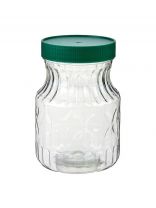 Банка для меда и варенья, пластик, 0.7 л, 14 см, с крышкой, Альтернатива, М966, в ассортименте