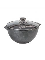 Казан алюминий, антипригарное покрытие, 8 л, Гранит star, с крышкой, Мечта, 58803