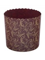 Форма для выпечки куличей бумага, 3 шт, 9х9 см, круглая, пасхальные, Мультидом, МТ8-110